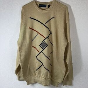 VTG, 80s 90s TUNDRA KNIT MEN SWEATER SIZE L